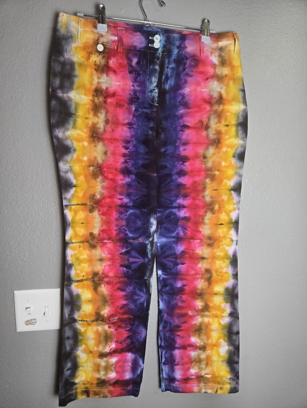 RARE Jones New York Stretch Tie Dye Pants Size 12